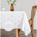 Jacquard Tablecloth with leaf pattern